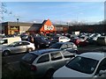 Busy Saturday afternoon at B&Q store, Footscray