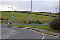 SK5286 : Roundabout from Littlefield Road, Dinnington by Martin Lee