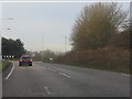 A41 approaching the A519 roundabout