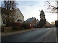 Looking back towards the junction of Maltby