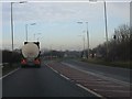 Whitchurch bypass approaching Wrexham Road roundabout