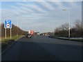 A49 approaching the M56 junction