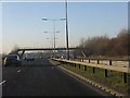 M62 motorway - Carr Lane footbridge