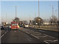SJ3895 : Lower Lane junction, A580 by Peter Whatley