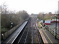 SO9669 : Bromsgrove Station Southwards From Footbridge by Roy Hughes