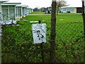 Notice on footpath by Selsey Country Park