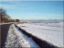 SK1283 : Snow Scene near Mam Tor Car Park by Jonathan Clitheroe