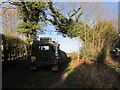 A public footpath off Kiddal Lane