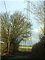 Pylon seen from Brinkmarsh Lane