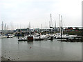 Boats moored in Belstead Creek, Ipswich