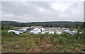 Vehicle Storage on derelict site at Meaford, Staffordshire