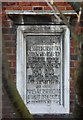 St Luke, Ryfold Road, Wimbledon Park - Memorial stone