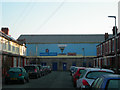 Old Wilderspool Stadium entrance