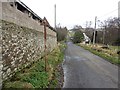 Old road sign, Symington Mains