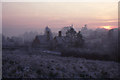 SO5719 : Goodrich: winter sunset by Christopher Hilton