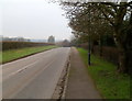 Road to the A48 from Mathern