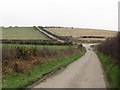 The Bright Road approaching the junction with Ballynoe Road