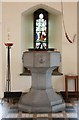 St Margaret of Antioch, Balfour Road, Ilford - Font