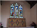 TQ3141 : St Bartholomew, Burstow: East window by Stephen Craven
