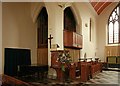 St Margaret of Antioch, Balfour Road, Ilford - Organ & pulpit