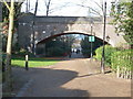 Alexandra Palace: footpath to Dukes Avenue