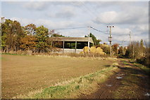 TQ8076 : Hay barn, Ross Farm by N Chadwick