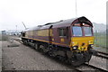 Locomotive waits in Colnbrook Branch sidings