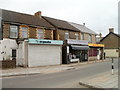 Pharmacy, florist and takeaway, Church Street, Bedwas