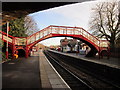 The footbridge at Garforth Station