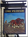 SK9214 : Sign for the Plough, Greetham by Maigheach-gheal