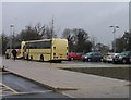 Bus park at Catmose College