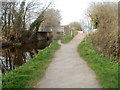 Approaching canal bridge 46 from the south, Sebastopol