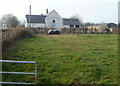 Tir-brychiad farmhouse viewed from the south