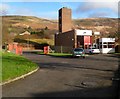SS9597 : Treorchy fire station and training tower by Jaggery