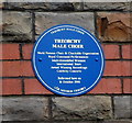 SS9596 : Treorchy Male Choir blue plaque in the wall of Treorchy Primary School by Jaggery