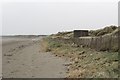 World War II Pillbox at the edge of the dunes at Tyrella