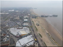 SD3035 : Blackpool: looking down on Coral Island by Chris Downer