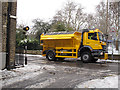 Gritting to prevent ice