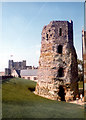 TR3241 : Dover The Pharos & Castle September 1985 by Roy Hughes