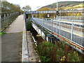 Entrance ramp to Ystrad Rhondda railway station