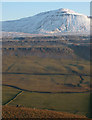 SD7276 : Chapel-le-Dale and Ingleborough from Twisleton Scars by Karl and Ali