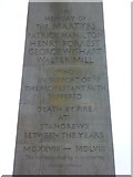 NO5017 : Martyrs Memorial inscription by kim traynor