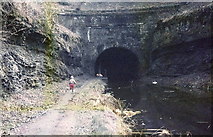 NS8878 : The western entrance of the Falkirk Tunnel by Elliott Simpson