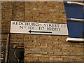 House direction sign, Redchurch Street E2