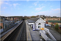 NT1380 : North Queensferry Railway Station by edward mcmaihin