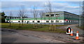 SE corner of former steelworks offices, Glan Llyn, Newport 