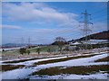 Pylons on the hillside