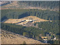 Auchernach walled garden from Mid Hill