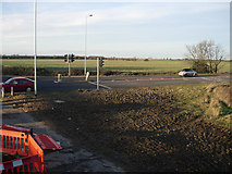 TL4762 : A10 traffic lights by Hugh Venables