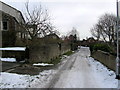 Kelcliffe Lane in Winter